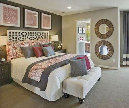بهترین انتخاب رنگ اتاق خواب,دکوراسیون و چیدمان رمانتیک و آرام اتاق خواب