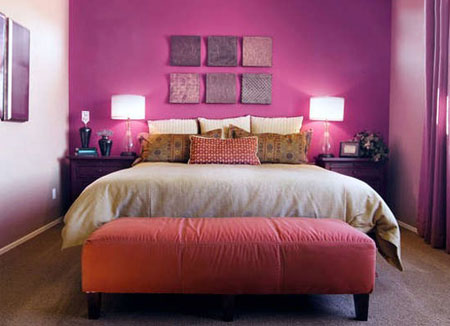 روانشناسی رنگ بنفش اتاق خواب،نحوه انتخاب بهترین رنگ اتاق خواب