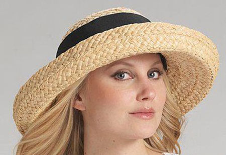 کلاه تابستانی دخترانه, شیک ترین کلاه حصیری