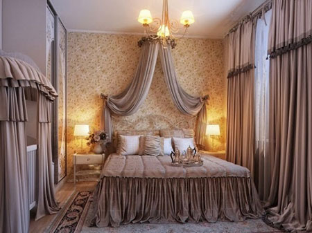 طراحی اتاق خواب های سلطنتی,شیک ترین دکوراسیون اتاق خواب