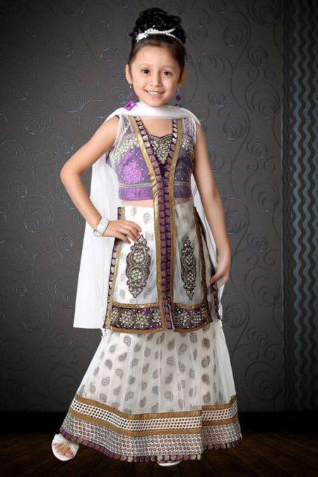 لباس هندی دختر بچه ها,لباس مجلسی هندی