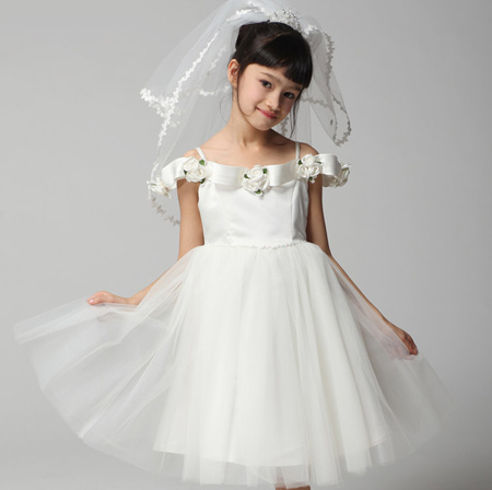 لباس دخترانه مجلسی, شیک ترین لباس عروس بچگانه