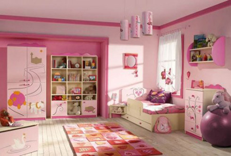 رنگ های مناسب اتاق بچه ها,رنگ آمیزی اتاق کودکان