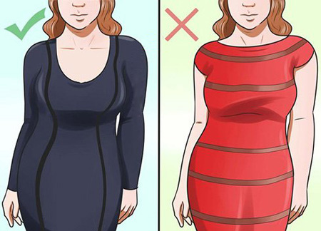 ست کردن لباس خانم های شکم بزرگ,نحوه پوشش لباس خانم های چاق