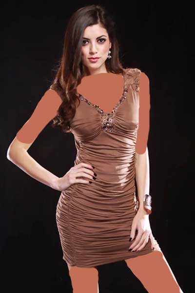 مدل لباس مجلسی شیک جدید کوتاه لباس مهمونی دخترونه