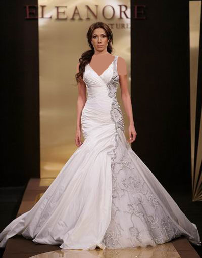 مدل لباس عروس عربی , لباس عروس عربی 2013