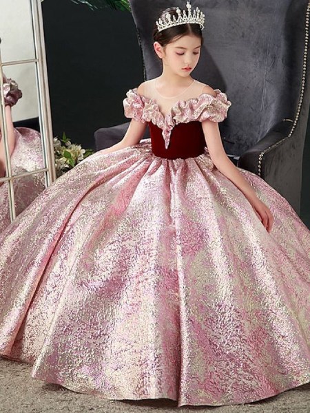مدل لباس تولد دخترانه پرنسسی کوتاه