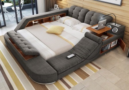 طراحی تخت خواب هوشمند