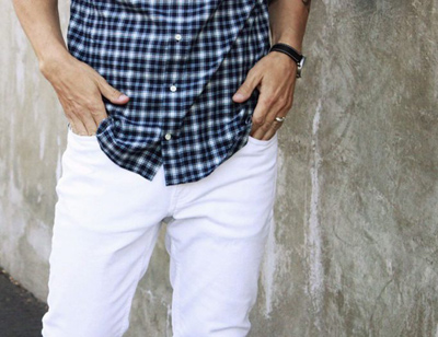 راهنمای خرید شلوار جین مردانه, نکاتی برای خرید شلوار جین سفید