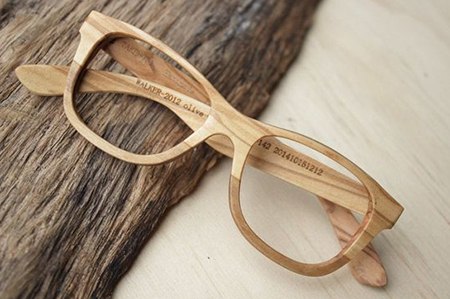 شیک ترین عینک فریم چوبی