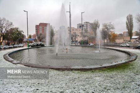  برف پاییزی در اردبیل,اخبارگوناگون,خبرهای گوناگون 