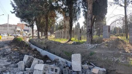 تخریب دیوار باغ گیاه شناسی در نوشهر،اخبار اجتماعی،خبرهای اجتماعی