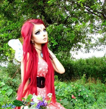 دختری شبیه شخصیت های کارتونی,دختری شبیه عروسک های باربی دختری شبیه شخصیت های کارتونی,دختری شبیه عروسک های باربی