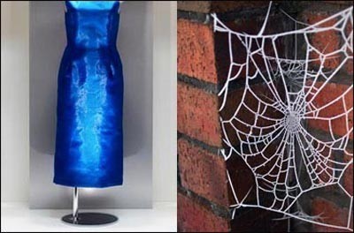 تولید لباس از ابریشم عنکبوت
