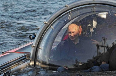 تصاویر پوتین زیر دریا,پوتین در زیر دریایی