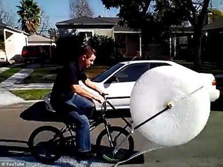 اخبار داغ,شیرین کاری,شیرین کاری با دوچرخه