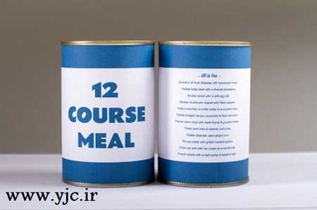 غذای مختلف در یک کنسرو 