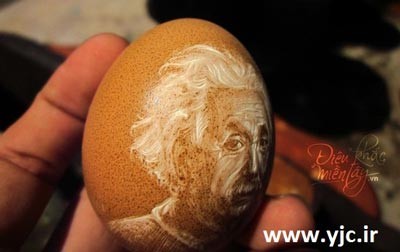 نقاشی های روی پوست تخم مرغ ,نقاشی های باورنکردنی