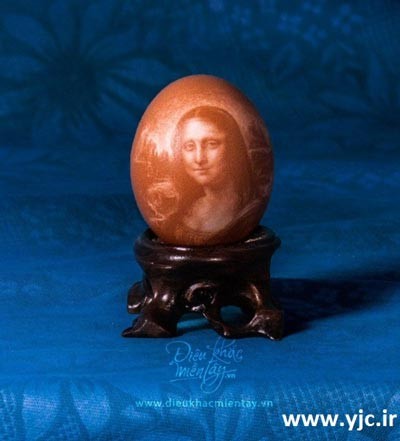 نقاشی های روی پوست تخم مرغ ,نقاشی های باورنکردنی