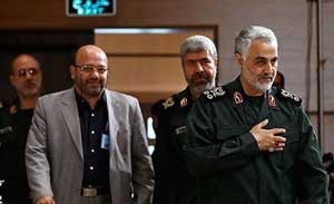 قاسم سلیمانی , سپاه پاسداران قاسم سلیمانی , سپاه پاسداران