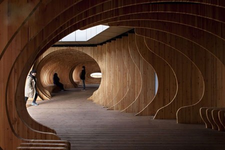 استراحتگاه دانشجویان دانشگاه سئول,طراحی جالب استراحتگاه دانشجویان