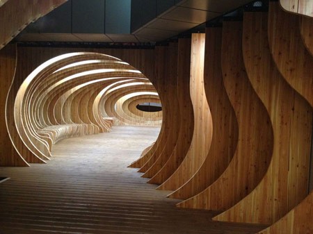 استراحتگاه دانشجویان دانشگاه سئول,طراحی جالب استراحتگاه دانشجویان