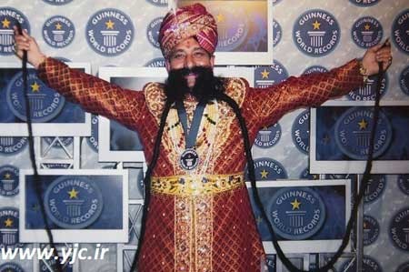 مرد سبیل کلفت , رکوردهای گینس , بلندترین سبیل‌های دنیا