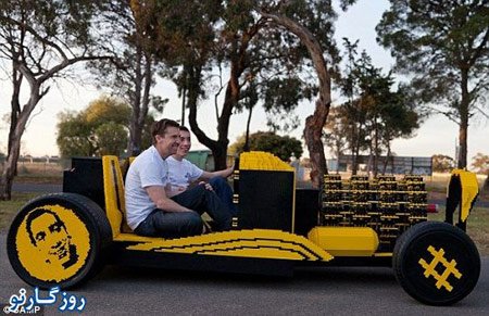 اخبار,اخبار گوناگون,ساخت ماشین واقعی با اسباب بازی,تصاویر ماشین واقعی با اسباب بازی