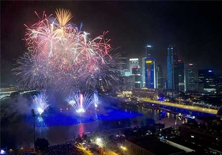 اخبار,اخبار گوناگون,نمایش آتش بازی بزرگ 