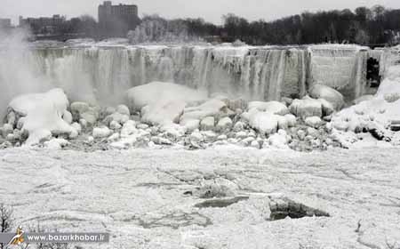 اخبار,اخبار گوناگون,آبشار نیاگارا در زمستان,تصاویر یخ زدگی آبشار نیاگارا