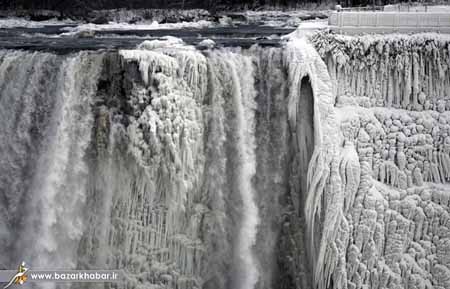 اخبار,اخبار گوناگون,آبشار نیاگارا در زمستان,تصاویر یخ زدگی آبشار نیاگارا