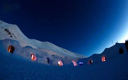 اخبار,اخبار گوناگون,هتل اسکیمویی بر فراز ارتفاعات آلمان,تصاویر هتل اسکیمویی