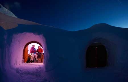 اخبار,اخبار گوناگون,هتل اسکیمویی بر فراز ارتفاعات آلمان,تصاویر هتل اسکیمویی