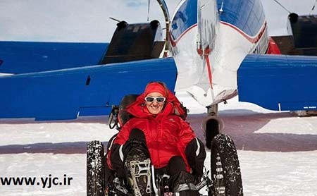 اخبار,اخبار گوناگون,تصاویر اولین رکاب زن به قطب جنوب