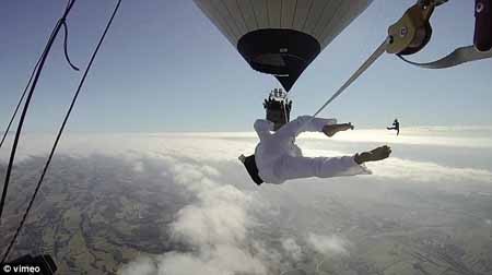 اخبار,اخبار گوناگون,بند بازی در آسمان