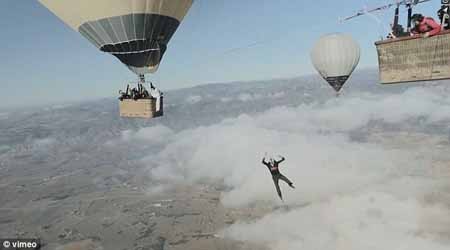 اخبار,اخبار گوناگون,بند بازی در آسمان