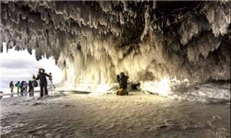 اخبار , اخبار گوناگون , دریاچه یخ‌زده آب شیرین