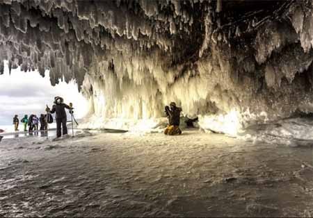 اخبار , اخبار گوناگون , دریاچه یخ‌زده آب شیرین