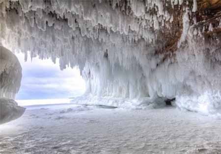 اخبار , اخبار گوناگون , دریاچه یخ‌زده آب شیرین