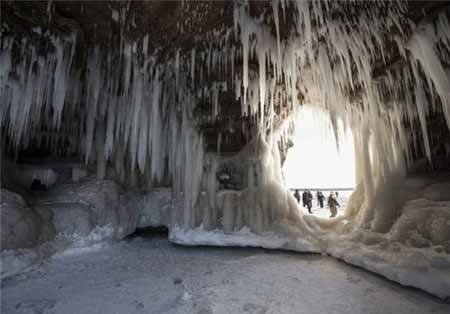 اخبار , اخبار گوناگون , دریاچه یخ‌زده آب شیرین