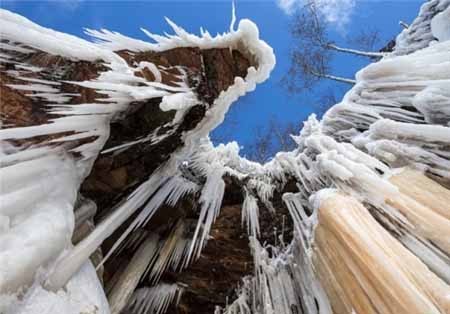 اخبار , اخبار گوناگون , دریاچه یخ‌زده آب شیرین