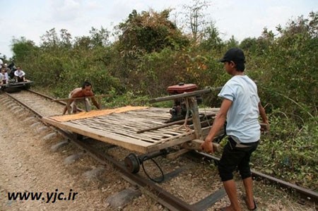 اخبار,اخبار گوناگون,ریل راه آهن بامبویی