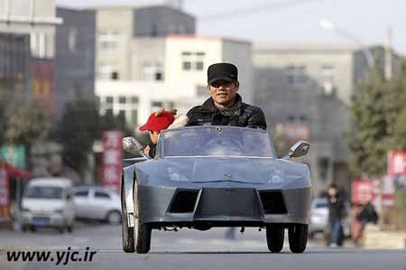 اخبار,اخبار گوناگون,مینی لامبورگینی از جنس آهن قراضه