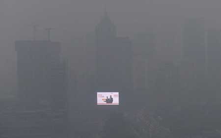 آلودگی شدید هوا در شنیانگ چین