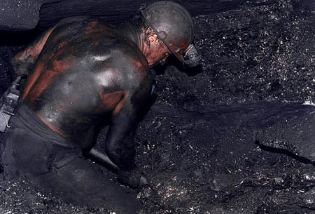 معدن زغال سنگ در کمبل کانتی ویرجینیا، آمریکا