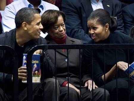 اخبار , اخبار اجتماعی,مادر زن اوباما در کاخ سفید,تصاویر مادر زن اوباما