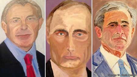 اخبار , اخبار گوناگون , نقاشی جورج بوش