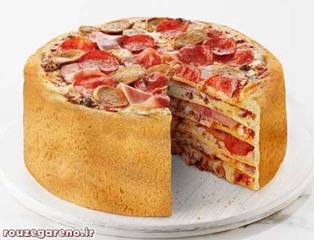 اخبار ,اخبار گوناگون ,پیتزا 5 طبقه