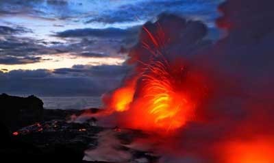 اخبار , اخبار گوناگون,ترسناک ترین جزیره های توریستی,جزایر آتشفشانی سواحل هاوایی