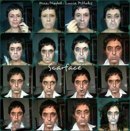 نهایت قدرت گریم چهره را دیده اید؟+عکس 1